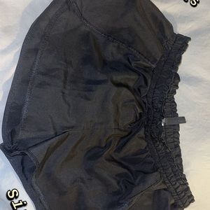 black shorts